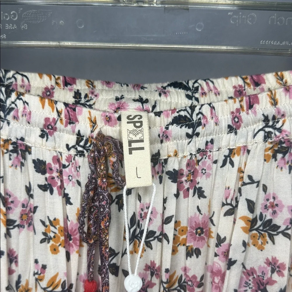 NWT Spell Elle Boho Mini Skirt in Rosewood Size Large - Picture 9 of 16